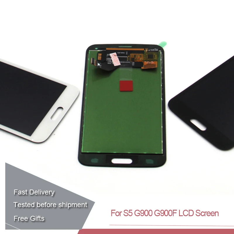 

Compatible For Samsung S5 G900 LCD Display Touch Screen For Galaxy S5 SM-G900 SM-G900F G900 LCD Panel Glass Digitizer Assembly