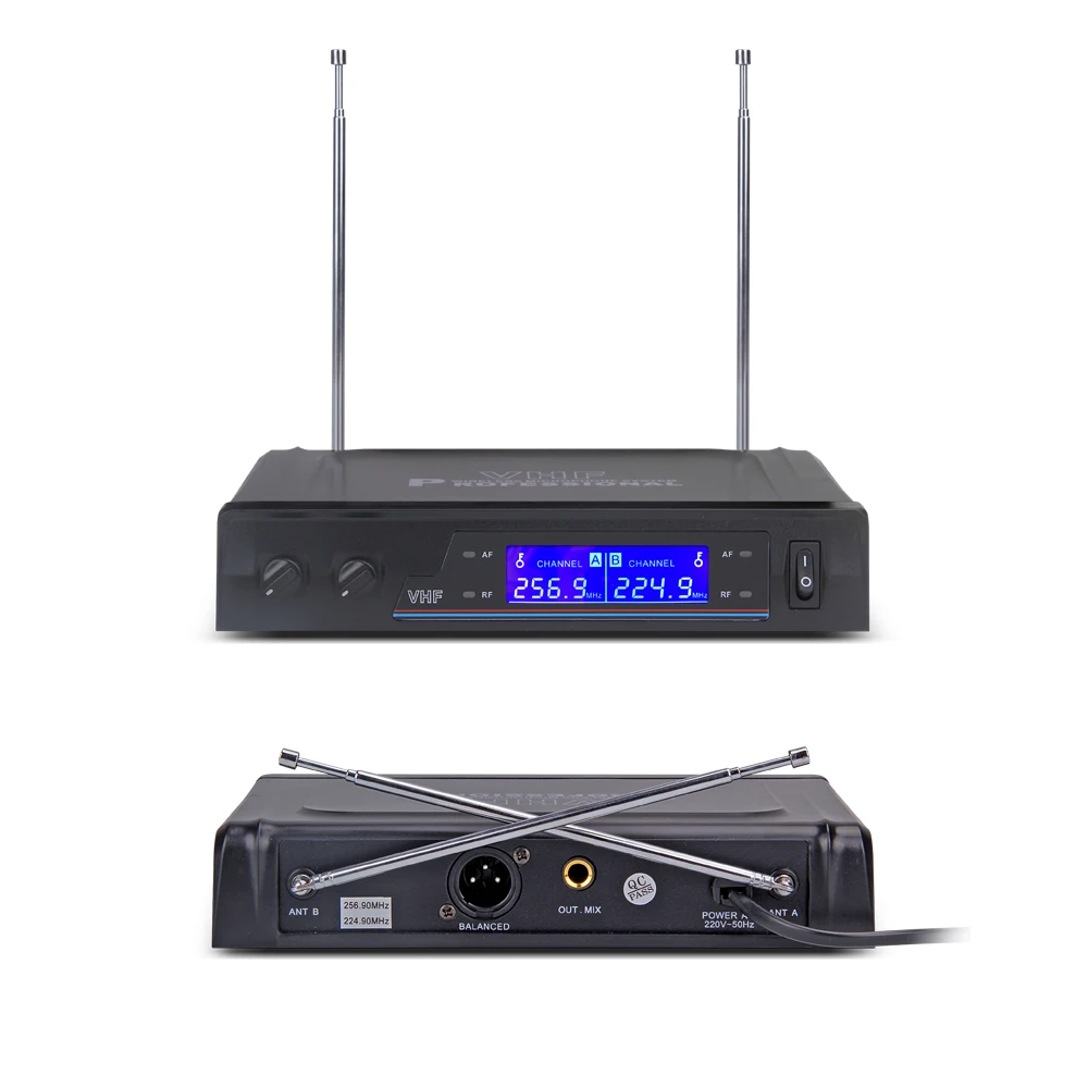 Debra Audio V3002 VHF беспроводной двойной ручной микрофон для церкви свадьбы караоке