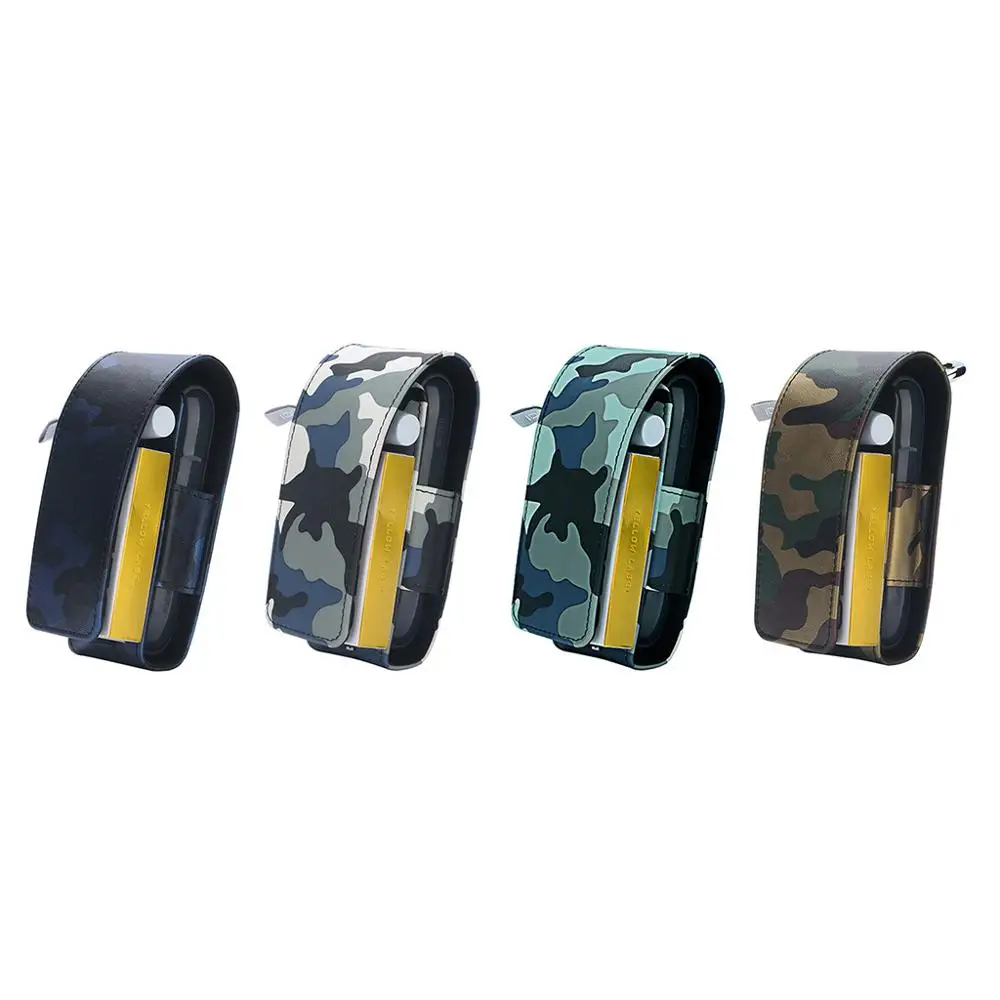 

Portable Camouflage Leather Protective Case Cover Carrying Storage Bag for IQOS 3.0 Accessories