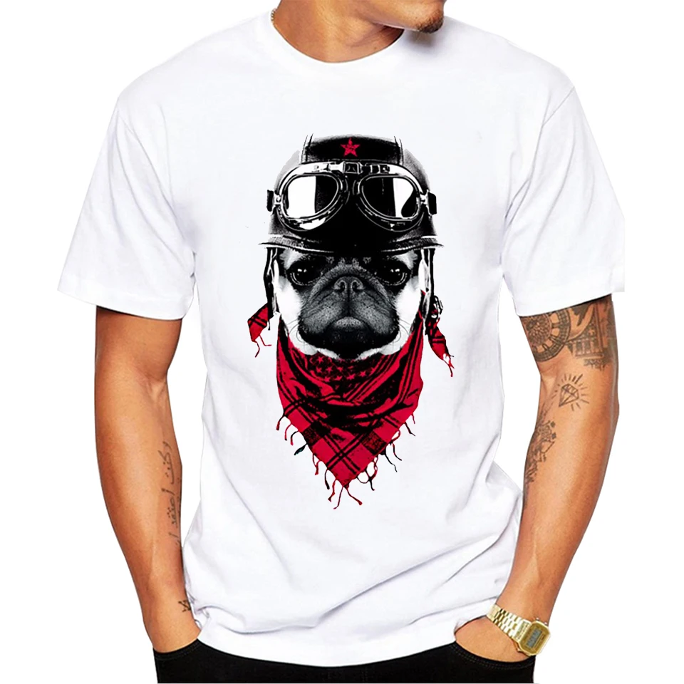 

Cool New T Shirts Men The Adventure Dog Top Tees Pug Life O Neck Camisetas Polyester Short Sleeve Cool Summer Tops pa510