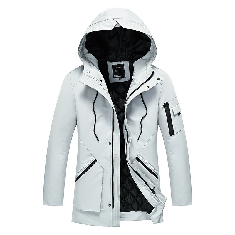 

Mens Warm Parka Winter Thick Hooded Men Jacket Streetwear Casual Male Parkas Good Quality Cotton Padded Men Coat Plus Size 5XL