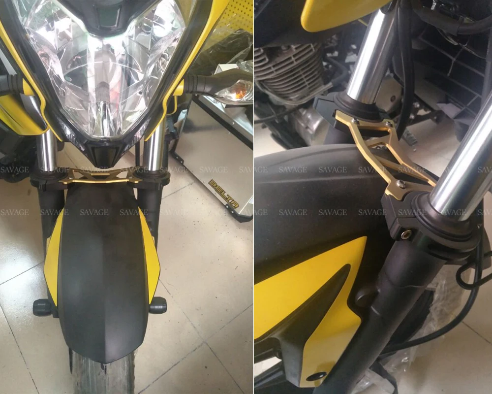 Для Bajaj Pulsar 200 NS/AS/RS 200NS 200RS 200AS 2012- баланс шок передняя вилка Скоба аксессуары для мотоциклов CNC алюминий