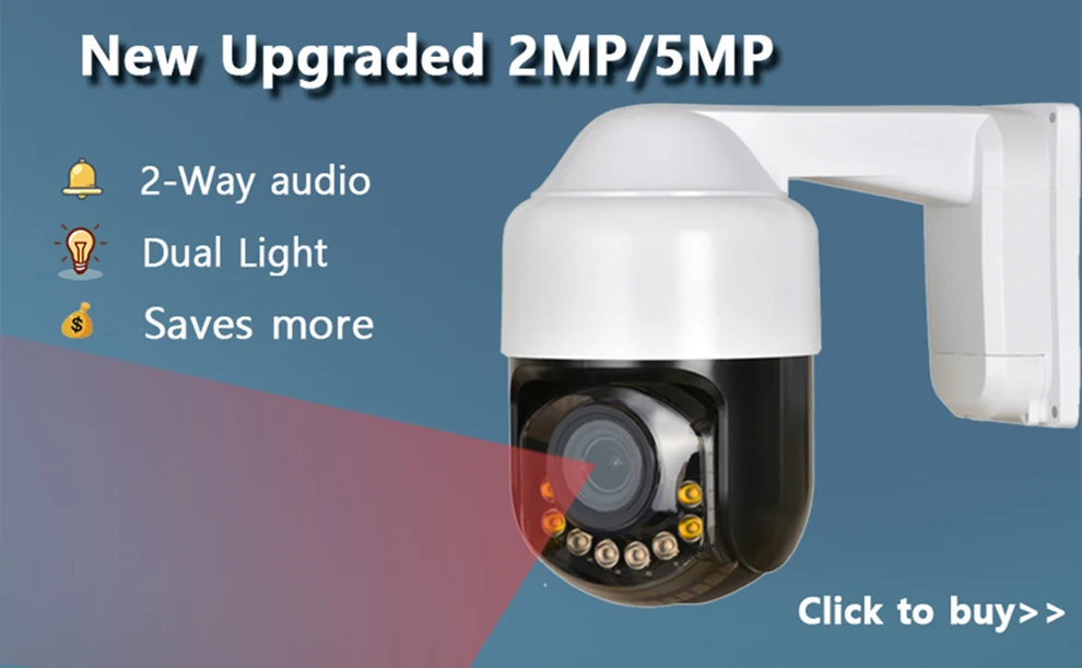 CCTV безопасности H.265 POE 1080P IP камера Мини скоростная купольная PTZ камера 5MP 4X Zoom 2MP IR60M День Ночь ONVIF P2P мобильный вид аудио