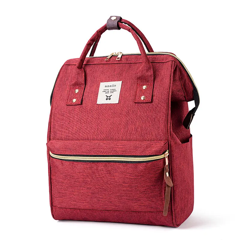 Красный Корейский стиль Оксфорд рюкзак Для женщин plecak na laptopa damski mochila para adolescentes школьные сумки для девочек-подростков - Цвет: Красный