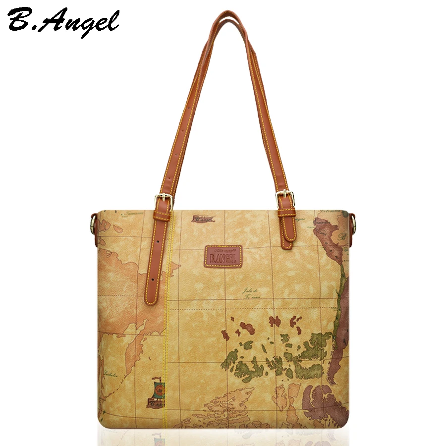 Roberta Di Camerino Handbags: World Map Handbag Brand