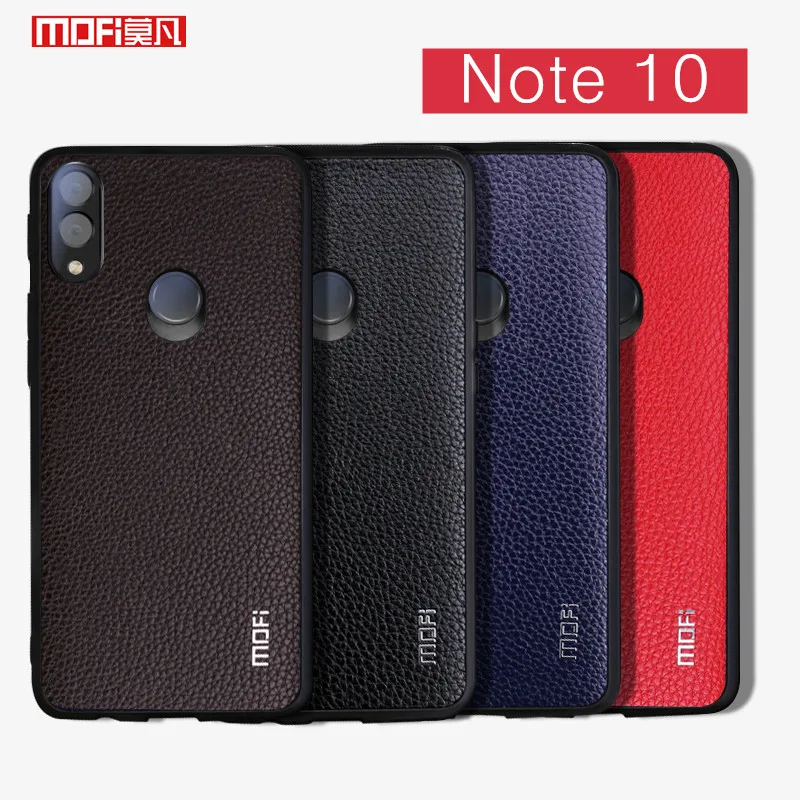 

Honor Note 10 Case Cover Mofi For Huawei Honor Note 10 Case Pu Leather Back Cover For Huawei Honor Note10 Business Brown Red