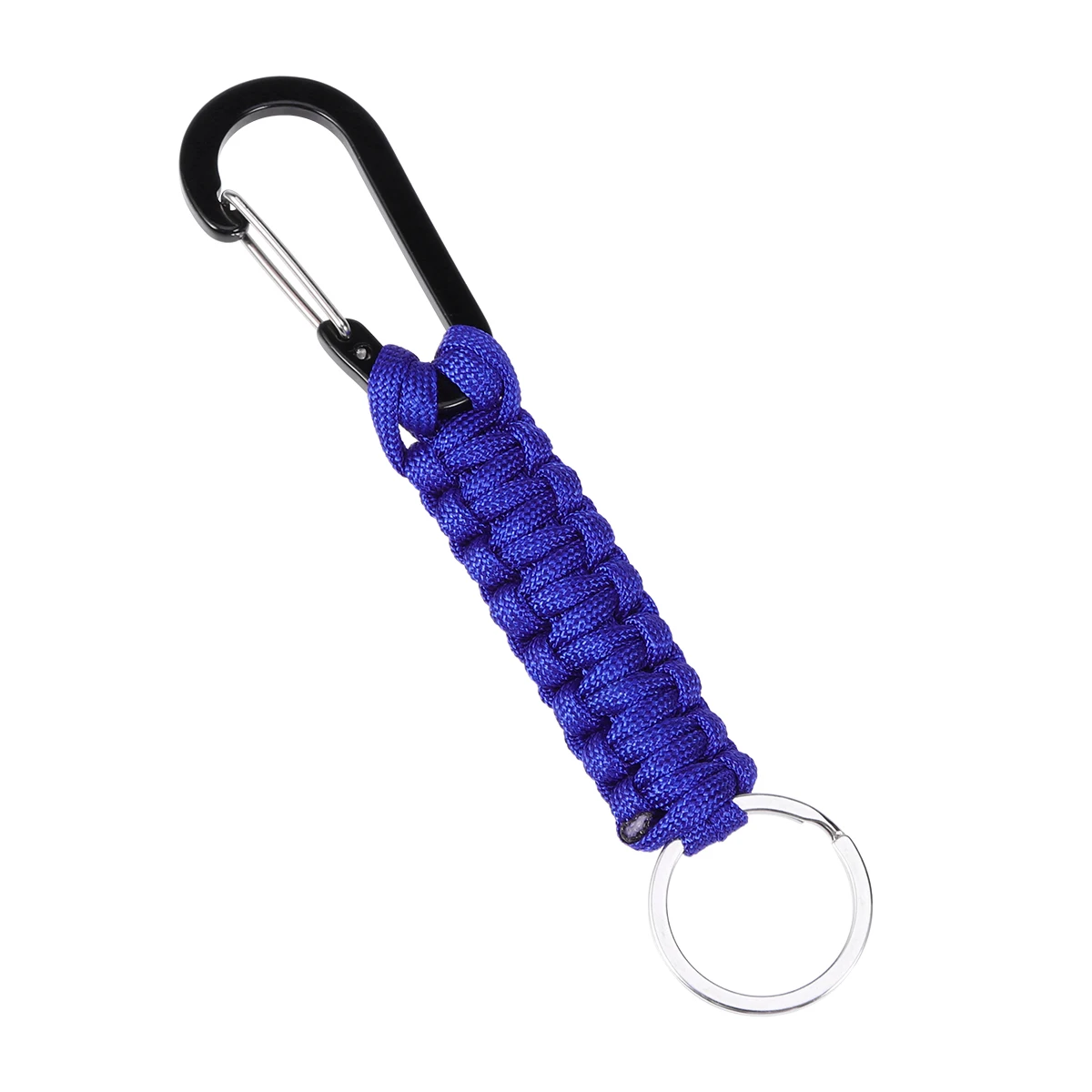 Outdoor Hiking Camping Braided Umbrella Rope Carabiners Hook Lanyard Keychain s