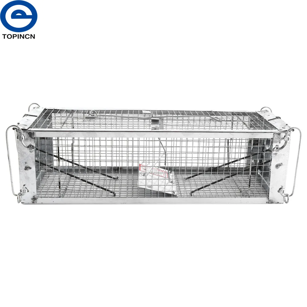Single/Double Door Rat Cage Mice Repeller Camping Rat Trap Catch Bait