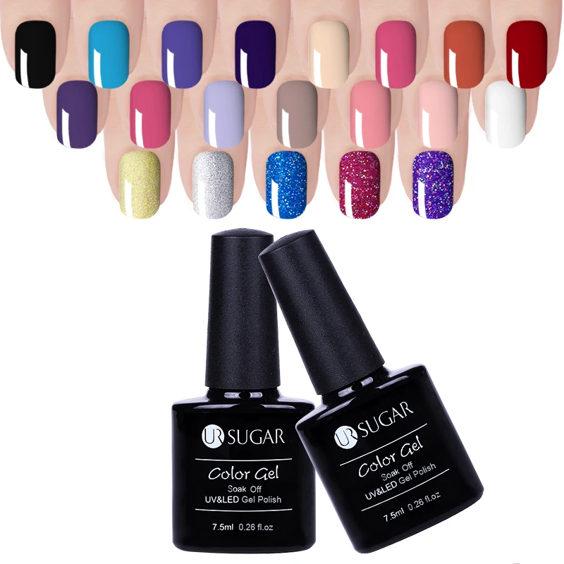 

UR SUGAR Purple Red Gel Nail Polish 7.5 ml UV Gel Lacquer For Nails Art Decoration Manicure Gel Varnish Design