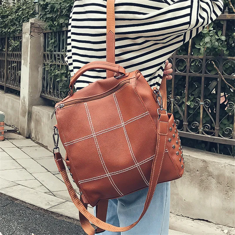 

Backpack Female 2018 New Korean Version Of The School Wind Campus School Bag Wild Large-capacity Backpack Travel Bag Fashion
