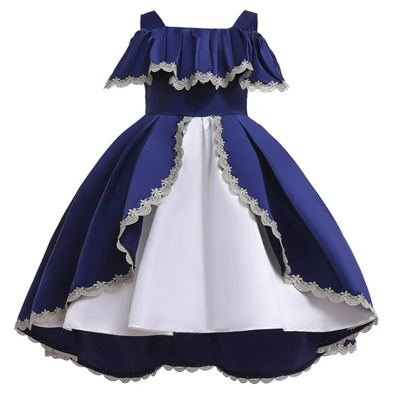 Печатные Платье для девочек, одежда для девочек, Летнее платье для девочек платья для детей свадебное платье элегантные платья принцессы для девочек; Vestido