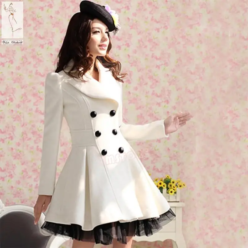 Clothing Made In India Picture - More Detailed Picture About 2015 ... 2015 New Winter Coat Women Double Breasted Trench Coat Peacoat Long Dress Jacket Coat Wool Dress ... - Clothing Made In India Picture - More Detailed Picture About 2015