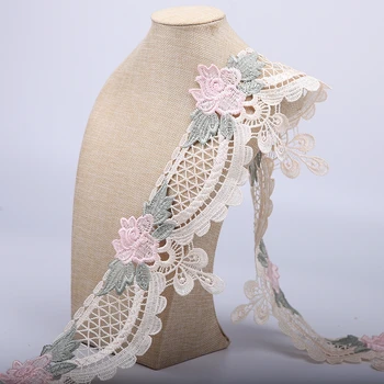 

Lace Fabric 2Yard/Lot Polyester Lace Trimmings Garment Accessories Lace Ribbon DIY Garment Sewing Supplies Fabrics 19529