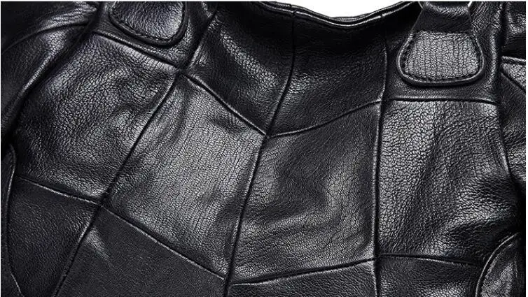 2019 Овчина натуральная кожа женская сумка на плечо большой емкости женская сумка через плечо