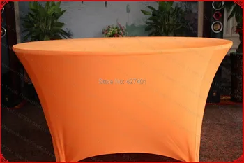 

Orange Color Lycra/Spandex Table Cover/Tablecloth/Table Runner/Chair Cover for Wedding/Hotel/Banquet/Party/Home decor&textile