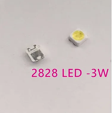 

1000pcs 2828 LED Backlight TT321A 1.5W-3W with zener 3V 3228 2828 Cool white LCD Backlight for SAMSUNG TV TV Application