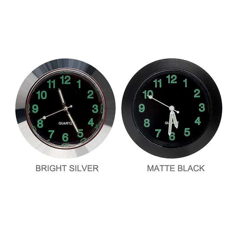 

1 Pcs Luminous Auto Gauge Clock Car Air Vent Mini Quartz Clock Watch Car Decor NR-shipping