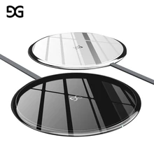 GUSGU Wireless Charger for iPhone 8/8 Plus/X 10W Qi Wireless Charging Portable Wireless Charger for Samsung Galaxy S8/S8 Plus dental blx 8 portable wireless digital x ray unit