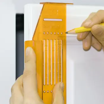 

1PC Hinge Hole Drilling Guide Locator Hole Opener template Door Cabinets DIY Tool For Woodworking tool