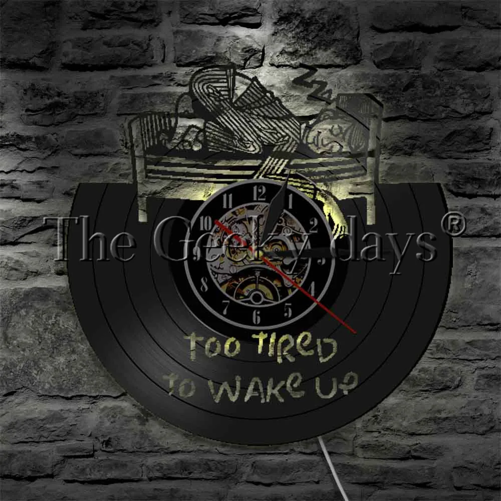 

Светодиодная настенная лампа с надписью «Wake Up»