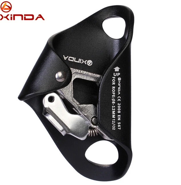 

XINDA Outdoor mountaineering Rock Climbing Jumar clamp Chest-style Handheld Risers Fall Protector Climbing anti-dropping device