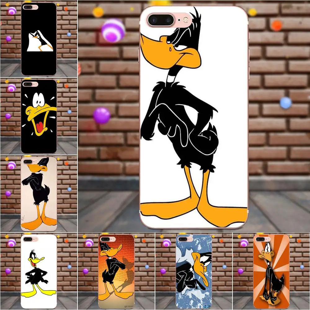 

Daffy Duck Cartoon Soft Silicone TPU Transparent Screen Protector For Xiaomi Redmi Note 2 3 3S 4 4A 4X 5 5A 6 6A Pro Plus