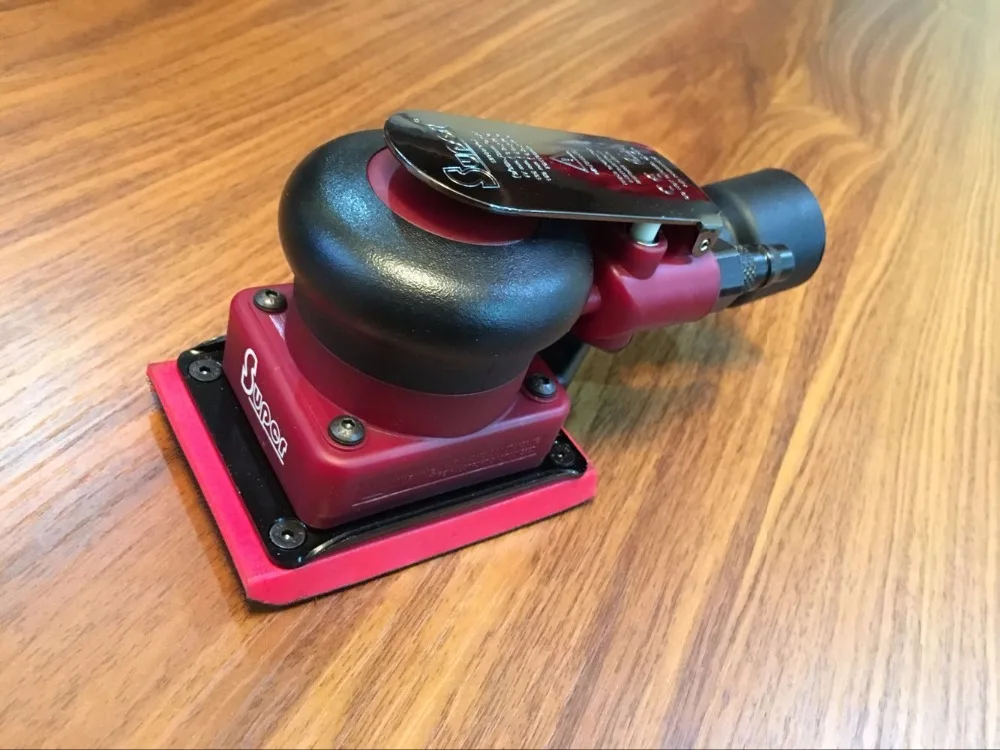 75x100mm Square Air Orbital Sander Buffing Polisher Rectangular