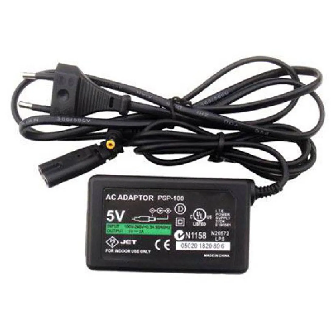 

Marsnaska EU Plug Home Wall Charger Power Supply AC Adapter for Sony PlayStation Portable PSP 1000 2000 3000 Charging Cable Cord