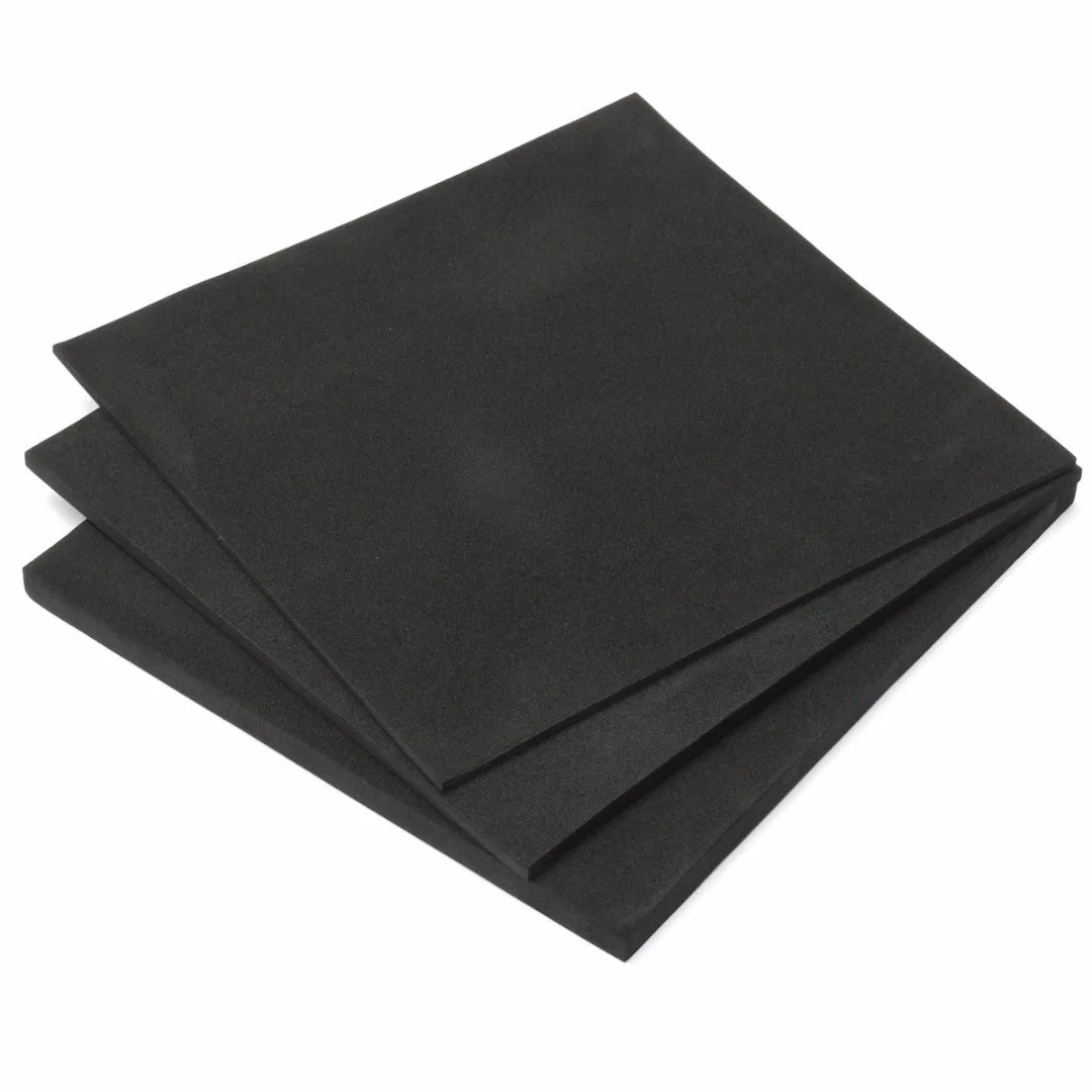 3/5/10 mm ESD Anti Static High Density Foam Antistatic Insertion Sound-Absorbing Noise Sponge Foam 200x200mm