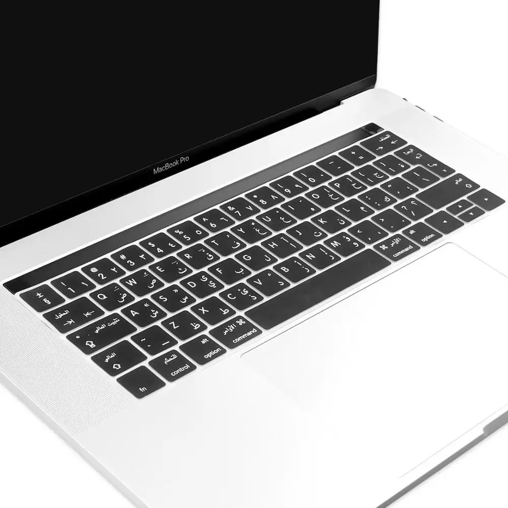 ЕС США введите Арабский Английский для MacBook Pro 13 15 Retina Touch Bar 2016/2018 силиконовый чехол Стикеры для A1989 A1707