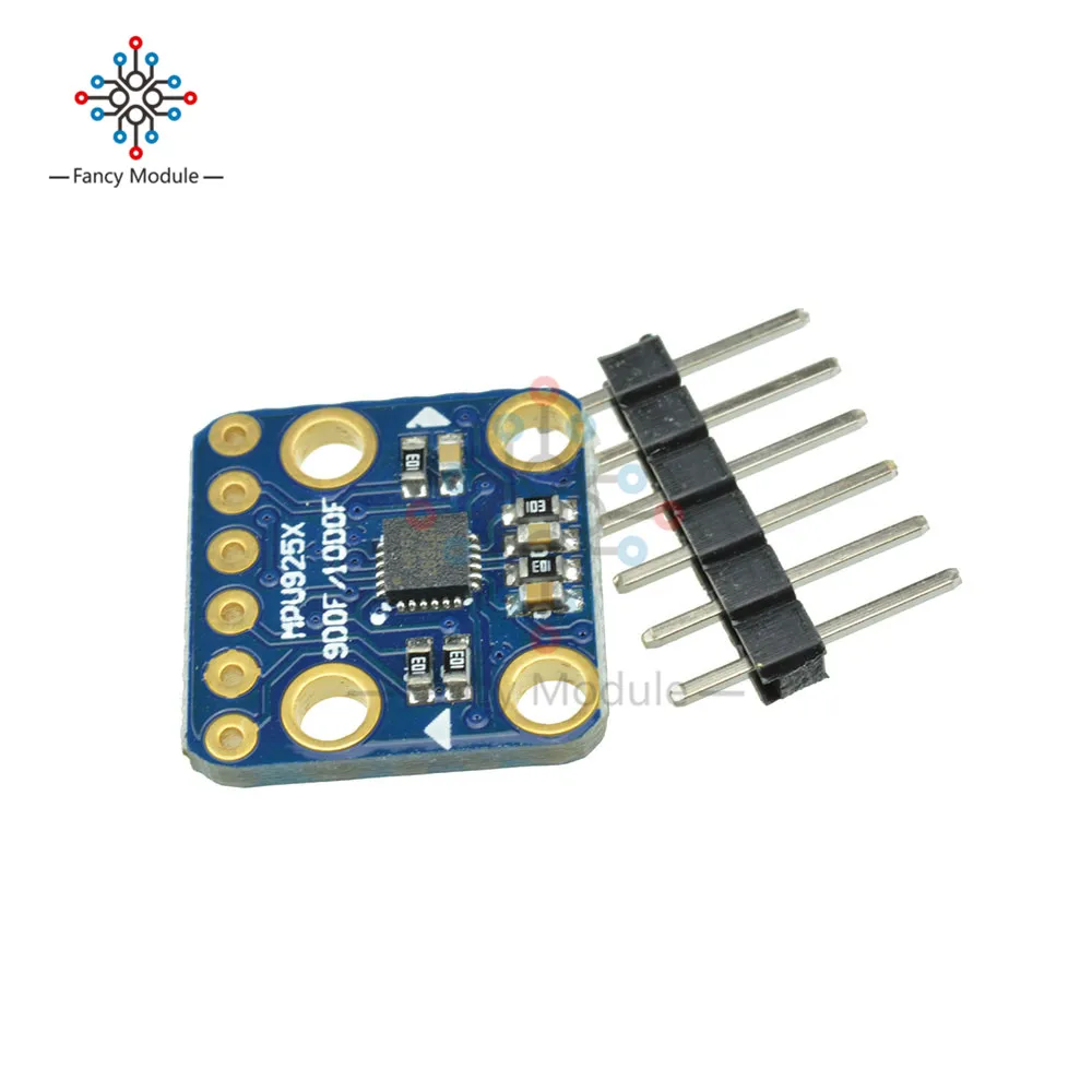 

SPI/IIC 10DOF 9 Axis Nine Shaft MPU9250 BMP180 Acceleration Altitude Sensor Module For Arduino 3.3V