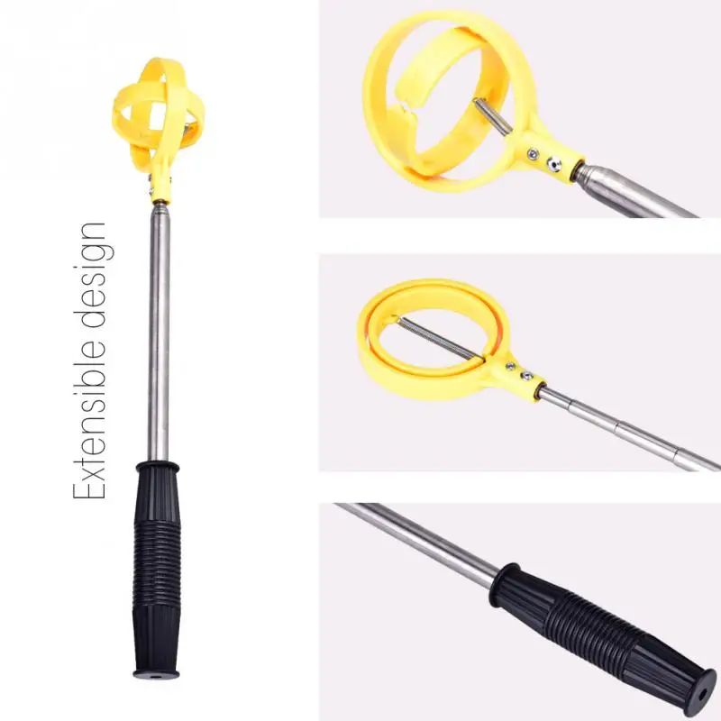 

2 Colors Extensible 8 Sections Golf Ball Picker Practical Scooping Ball Picking Easy To Pick Up the Balls Golf Accessory
