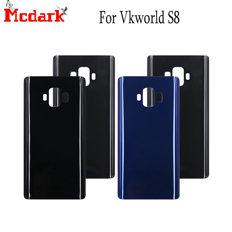 

Mcdark New Battery Case Cover For Vkworld S8 Replacement Back Cover with Button Glass Rear Door for Vkworld S8