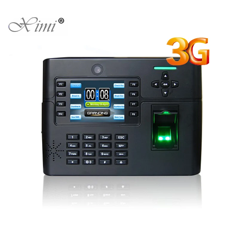 

3G TCP/IP Biometric Fingerprint Time Attendance Clock Recorder Employee Recognition With Backup Battery iClock900 Access Control