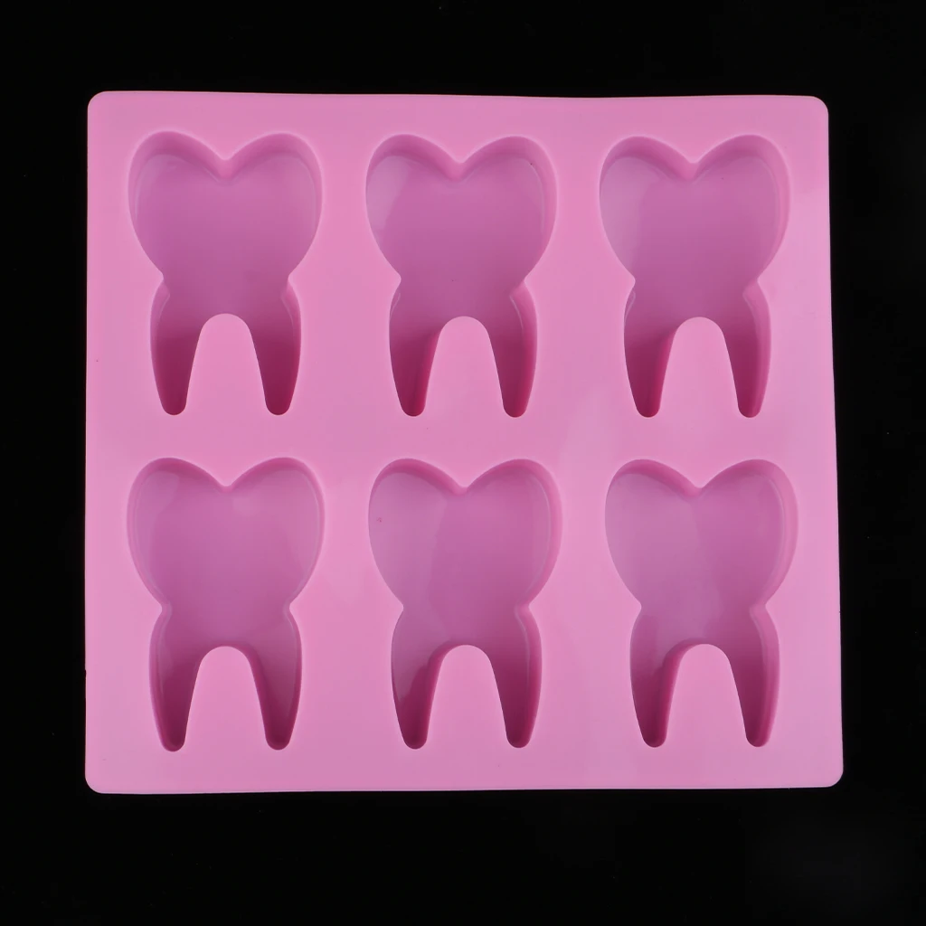 

DIY Tooth Shape Silicone Mold Resin Casting Fondant Mould Cake Modeling Chocolate Sugarpaste Making Cake Baking Tool