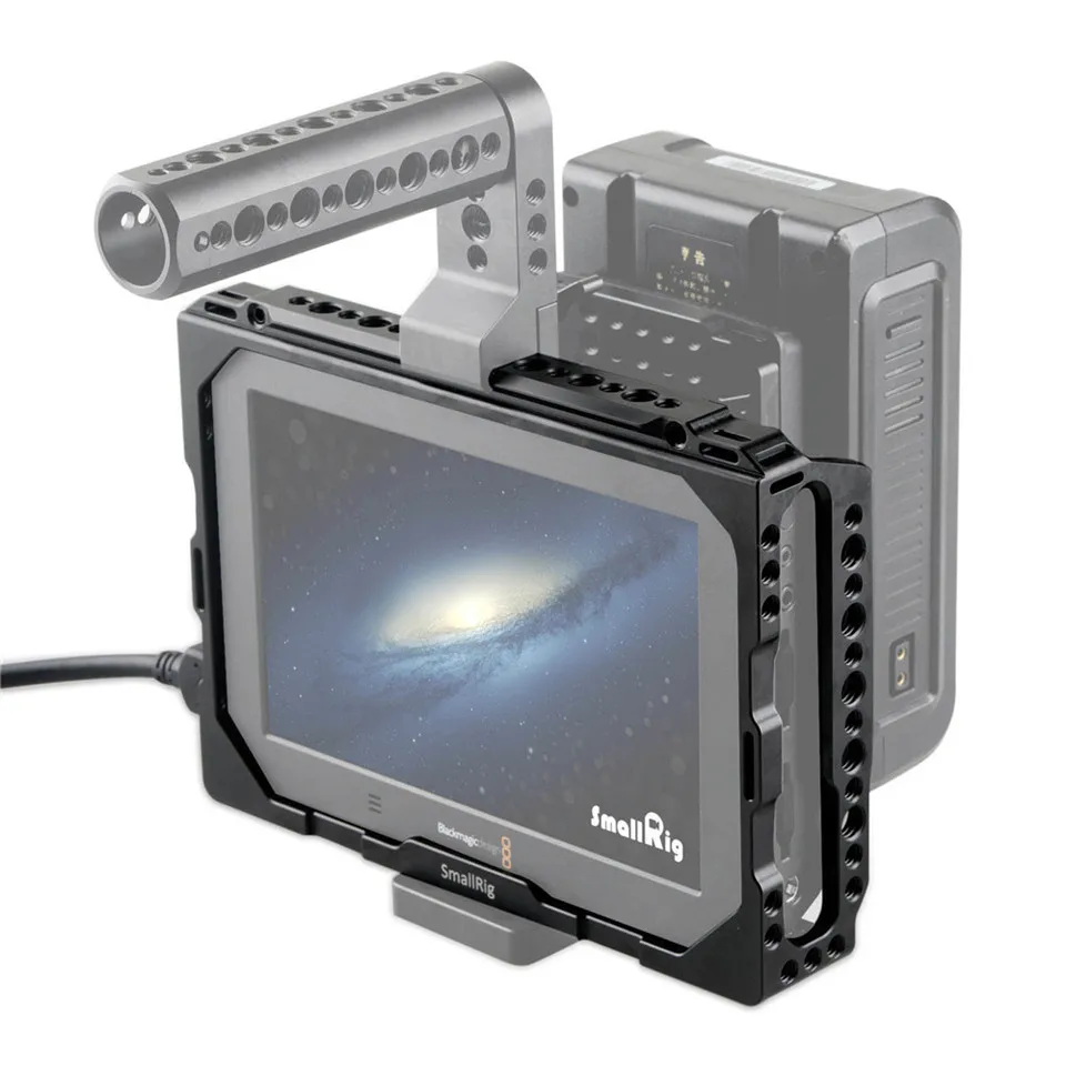 SMALLRIG 7 дюймов монитор клетка для Blackmagic видео помочь " с НАТО Rail+ боковой направляющей-1830