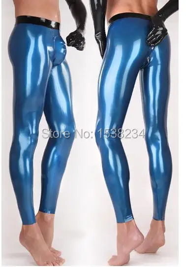 Мужские латексные резиновые трусы на молнии|latex men trousers|rubber trousersmen trousers |