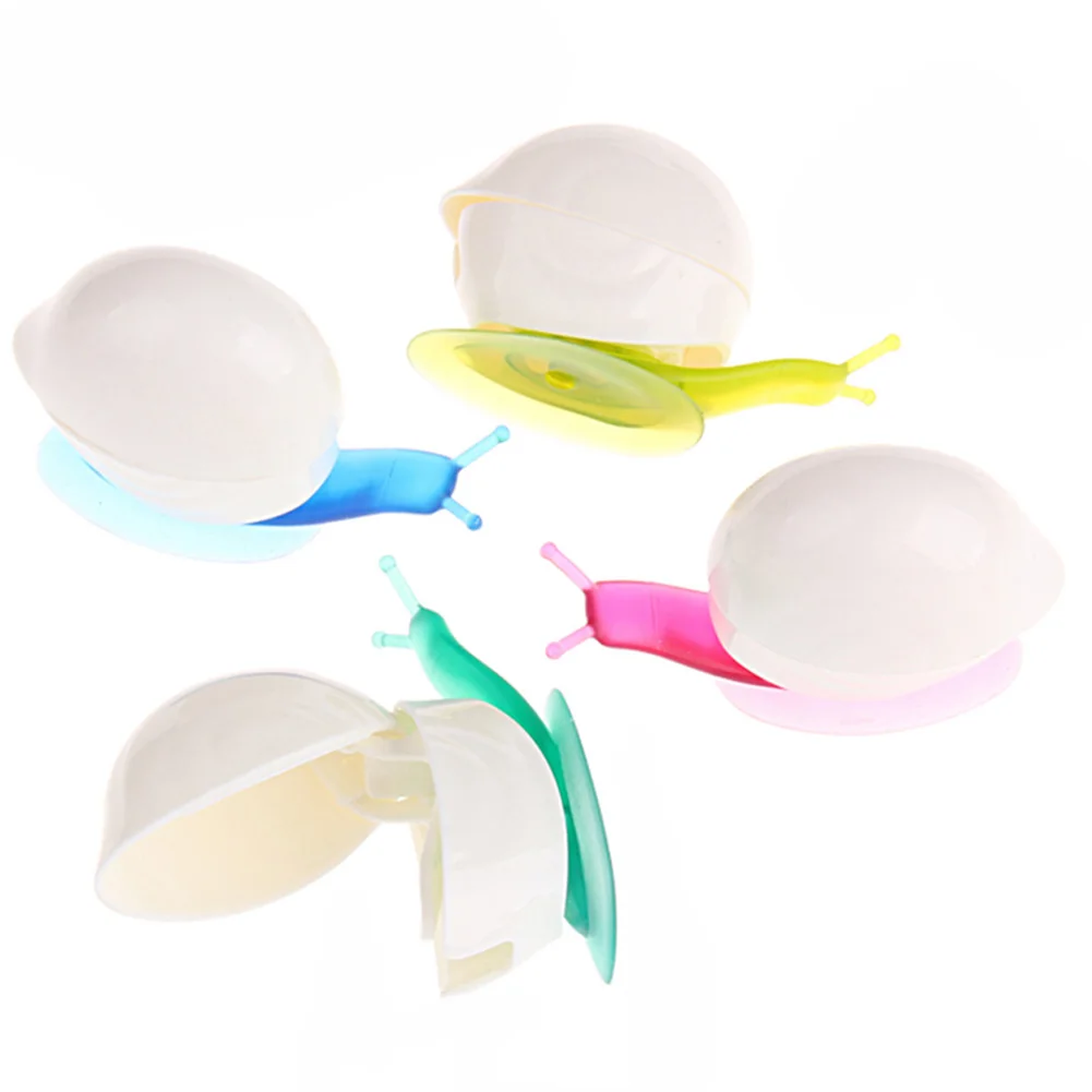 1pcs Cartoon Cute Sucker Snail Shape Toothbrush Holder Bathroom