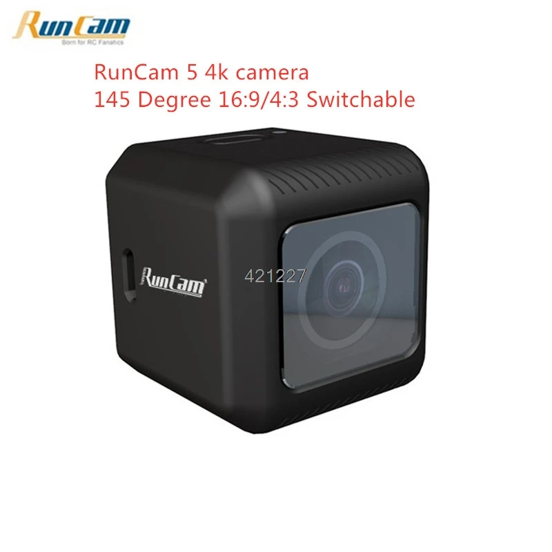 Мини камера RunCam 5 черная 12 МП 4K 145 градусов NTSC/PAL 16:9/4:3|Детали и аксессуары| |