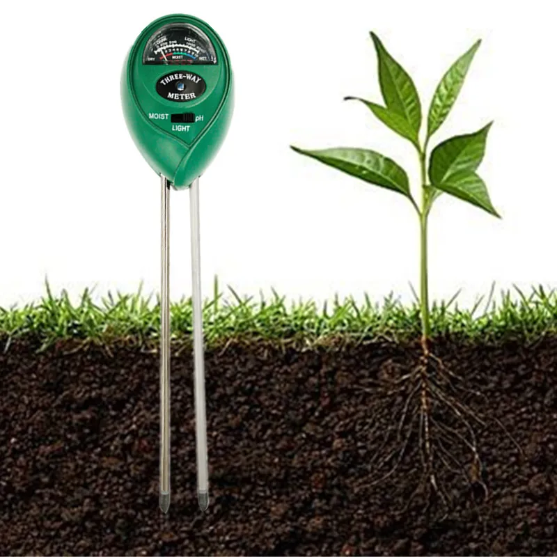 

High Quality Soil Water Moisture humidity meter PH Tester for Garden Plant Flower 3 in 1 Light Test 20%off
