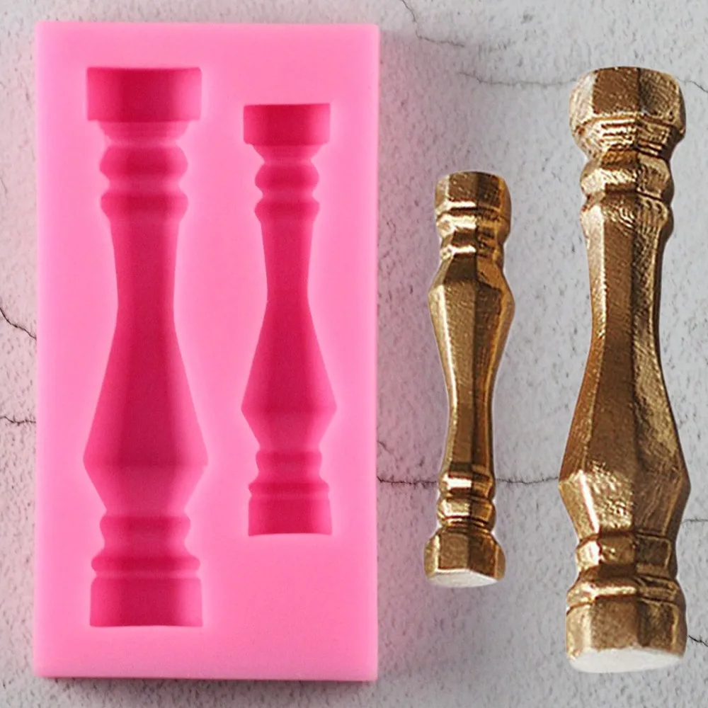

Big Pillar Silicone Mold Cake Chocolate Mold Wedding Cake Decorating Tools Fondant Sugarcraft Cake Mold Kitchen Accessories