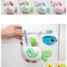 1 шт. креативный держатель для зубной щетки с рисунком птицы на присоске Инструмент для хранения дома