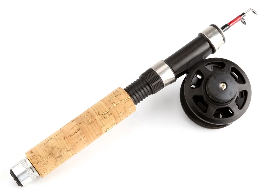 Vara de Pesca Gelo + Carretel Roda de Pesca Vara de Gelo Equipamento de Pesca Dagezi Inverno Fiação Combinação Kit Completo Combo no 4 de gelo combinação equipamento de pesca kit completo combo