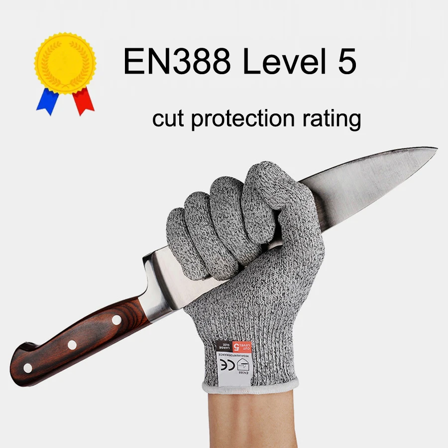 

NEWBOLER Outdoor Fishing Gloves Hunting Gloves Cut Resistant Protective Knife Anti-cutting Protection Steel Wire Mesh Gloves
