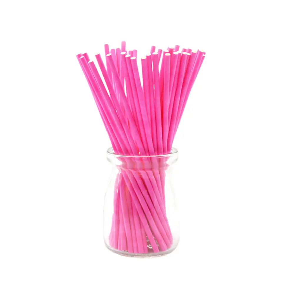 100pcs Colorful Lollipop Sticks 10cm Pop Sucker Sticks Cake Pop Sticks For Lollypop Candy Chocolate Sugar Pole Stick Tool MAYITR
