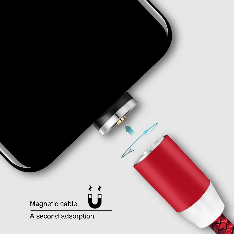 

MOOJECAL Magnetic USB Cable For Samsung S10 Type C Magnet Charger Data Charging Micro USB Cable Mobile Phone Cables For iPhone