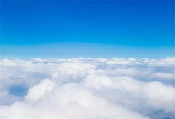 

Laeacco Bluesky White Clouds Scenic Portrait Photographic Backgrounds Customized Photography Backdrops For Photo Studio