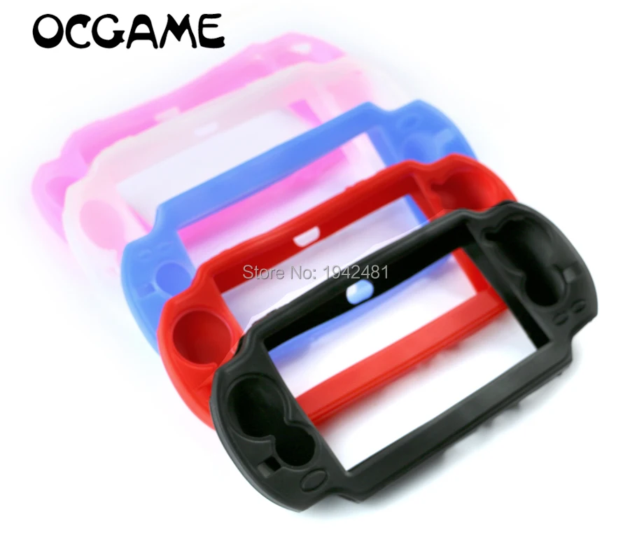 

OCGAME High Quality Soft Silicone Skin Protector Cover Protective Case Protect Shell For PSV PSVita PSV1000 Console