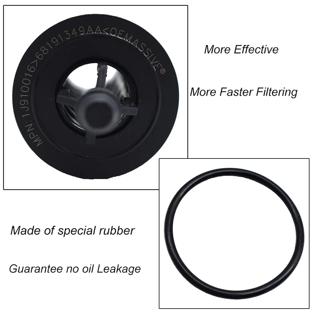 Масляный фильтр 68191349AA для Jeep Cherokee / Chrysler 200 2014 2015 2016 2017 Dodge Grand Caravan 2018 2019 Ram