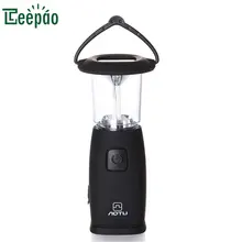 

Portable Solar Powered 6 LED Camping Lantern Hanging Tent Flashlight Light Solar / Hand-cranked / USB 3-Mode Charging for Hiking